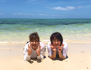 エメラルドグリーンの海・そしてエステ